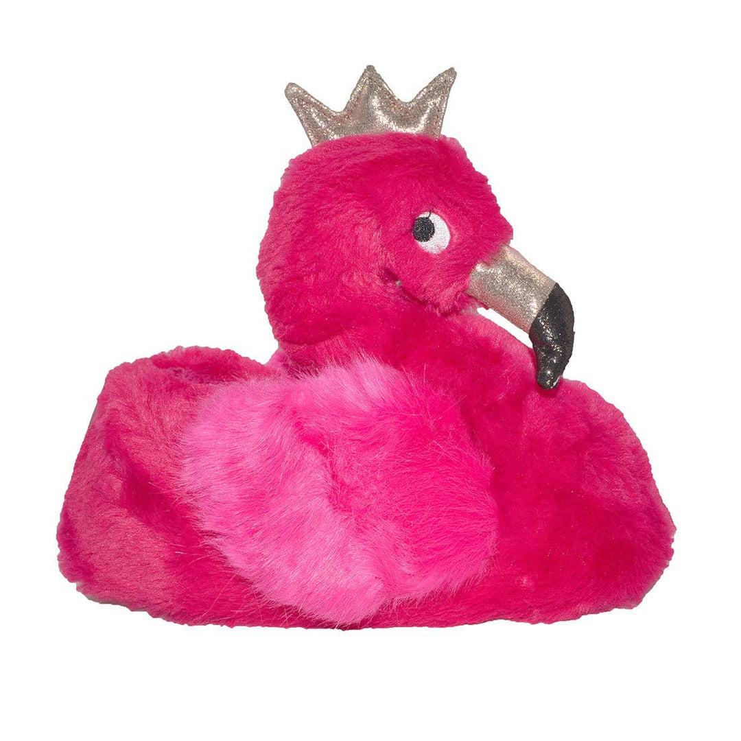Fluffy Flamingo Slippers