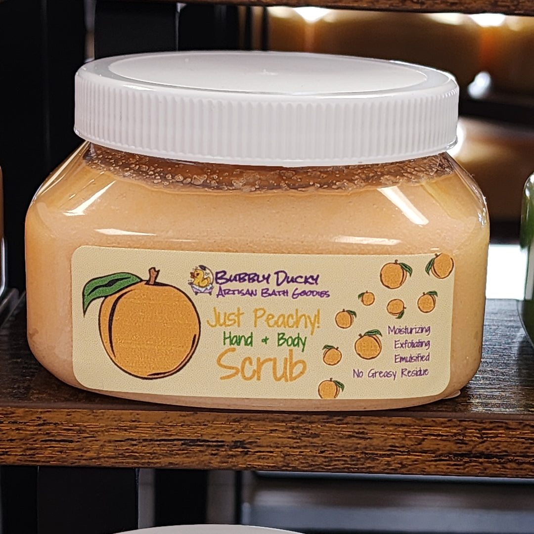"Just Peachy!" Exfoliating Hand & Body Scrub