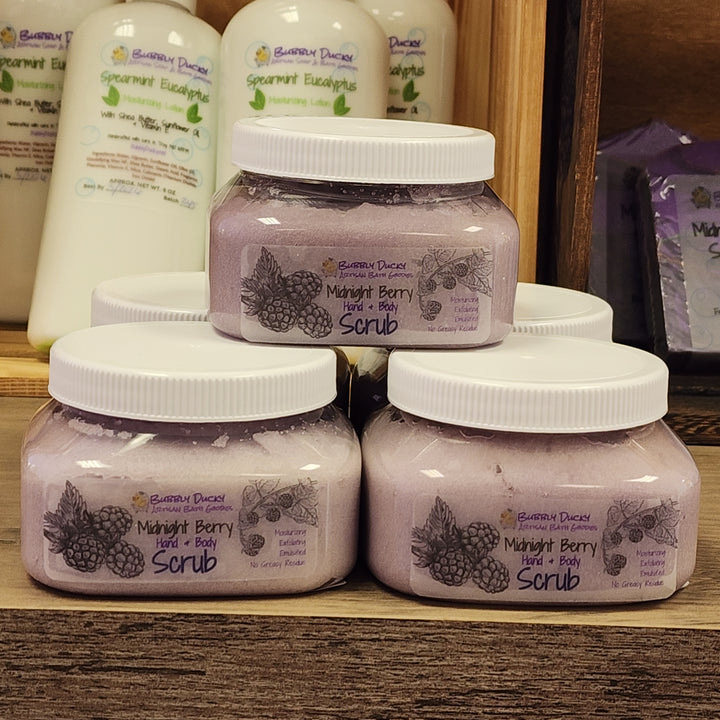 "Midnight Berry" Exfoliating Hand & Body Scrub