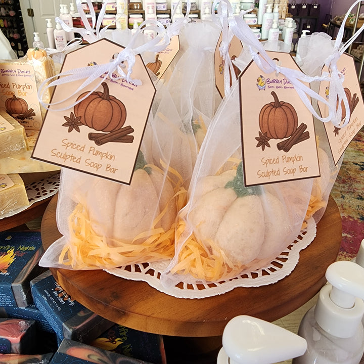 Spiced Pumpkin Sculpted Soap Bar