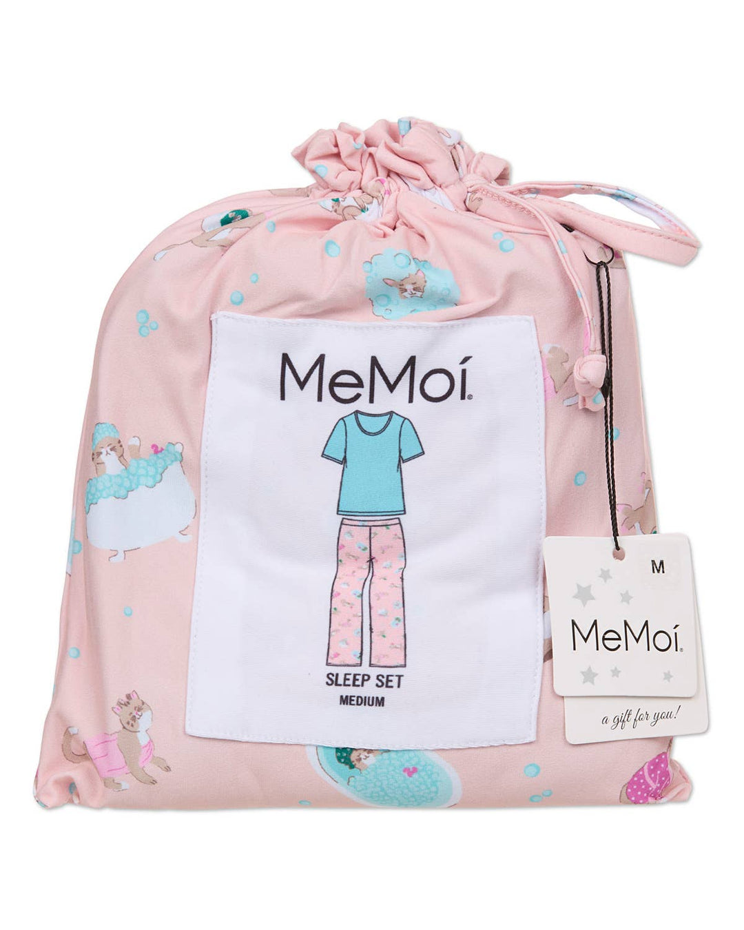 Spa Kitty 2Pc Pant PJ Set In A Bag