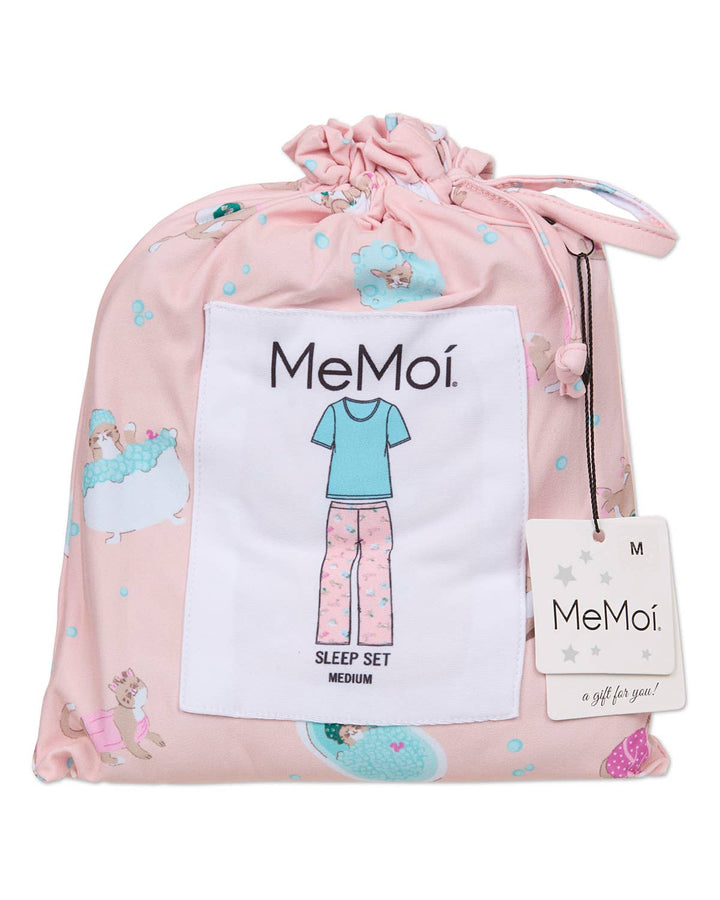 Spa Kitty 2Pc Pant PJ Set In A Bag