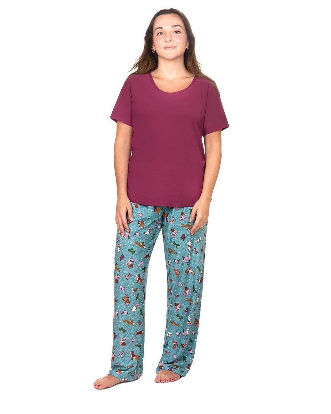 Rodeo Dogs 2Pc Pant PJ Set In A Bag