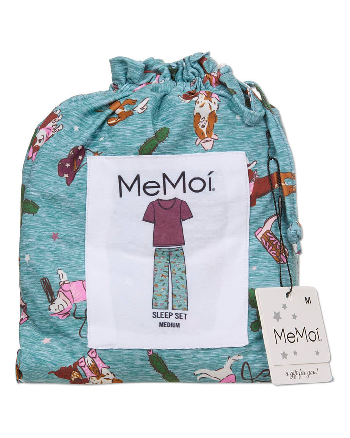Rodeo Dogs 2Pc Pant PJ Set In A Bag
