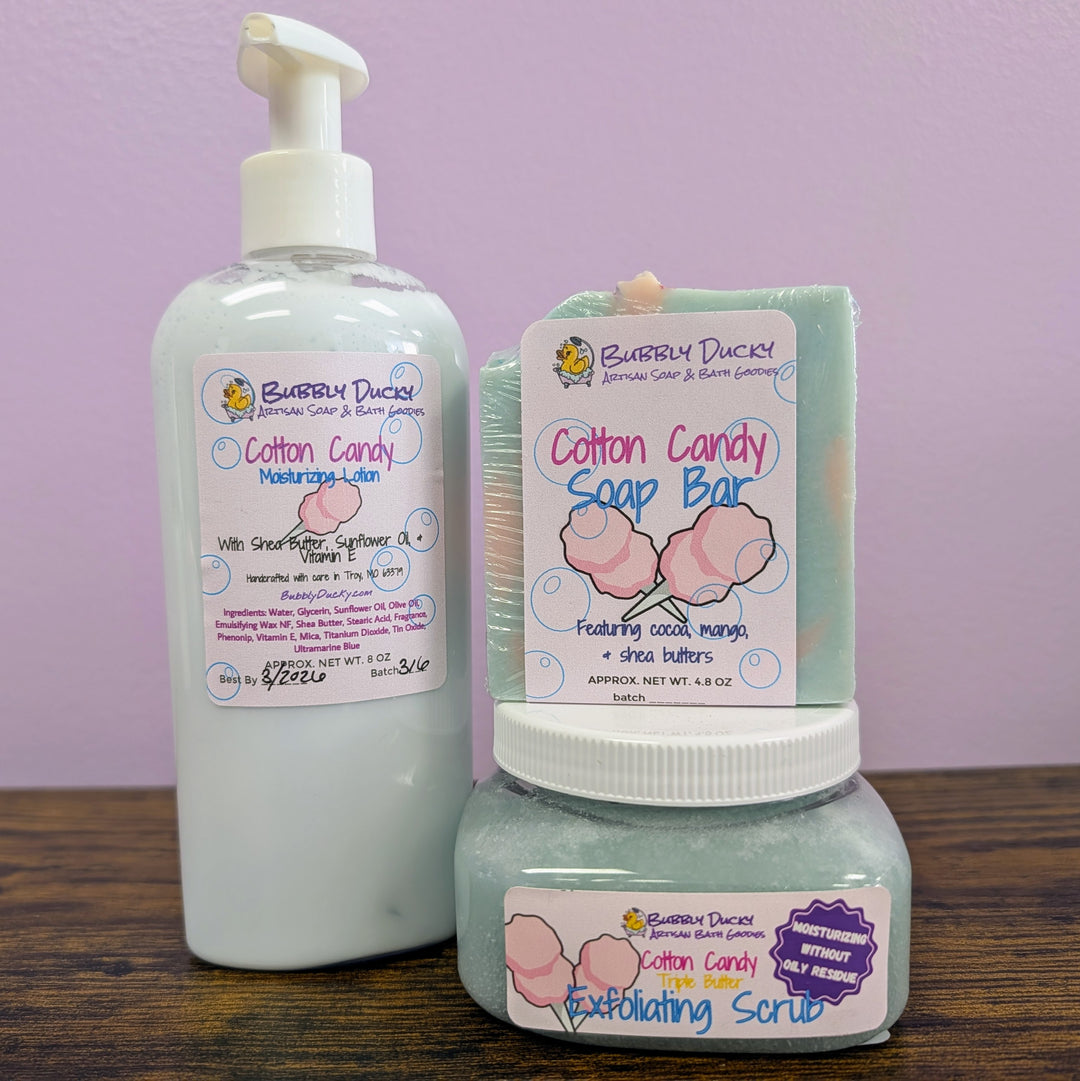 Cotton Candy Bath Basics Gift Set