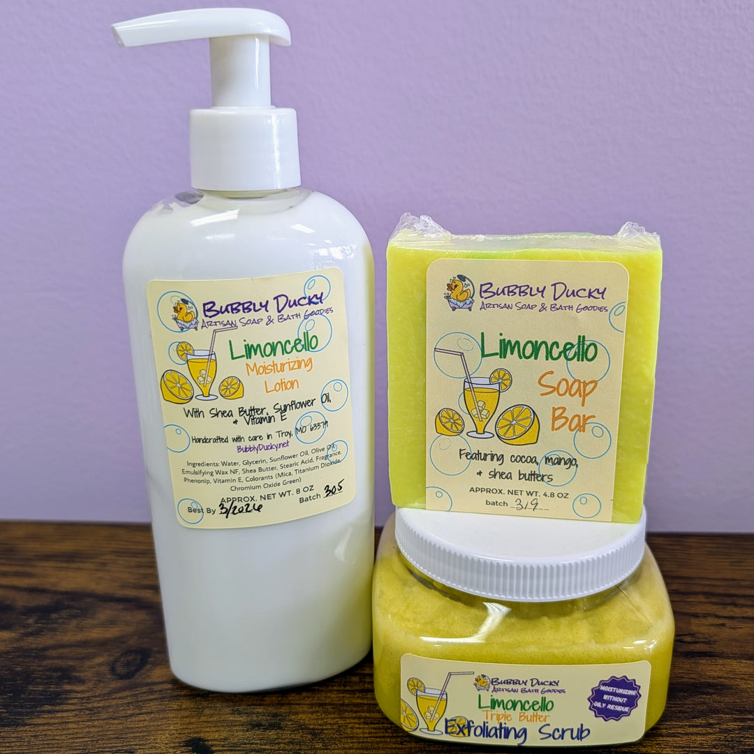 Limoncello Bath Basics Gift Set