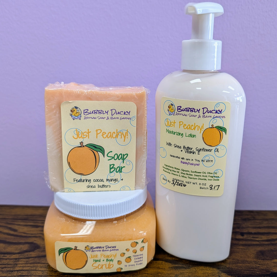 Just Peachy! Bath Basics Gift Set