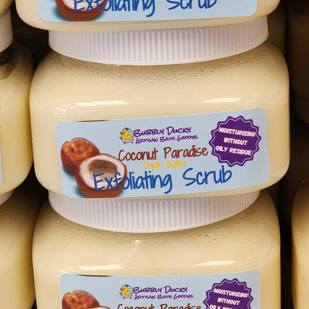 "Coconut Paradise" Exfoliating Scrub