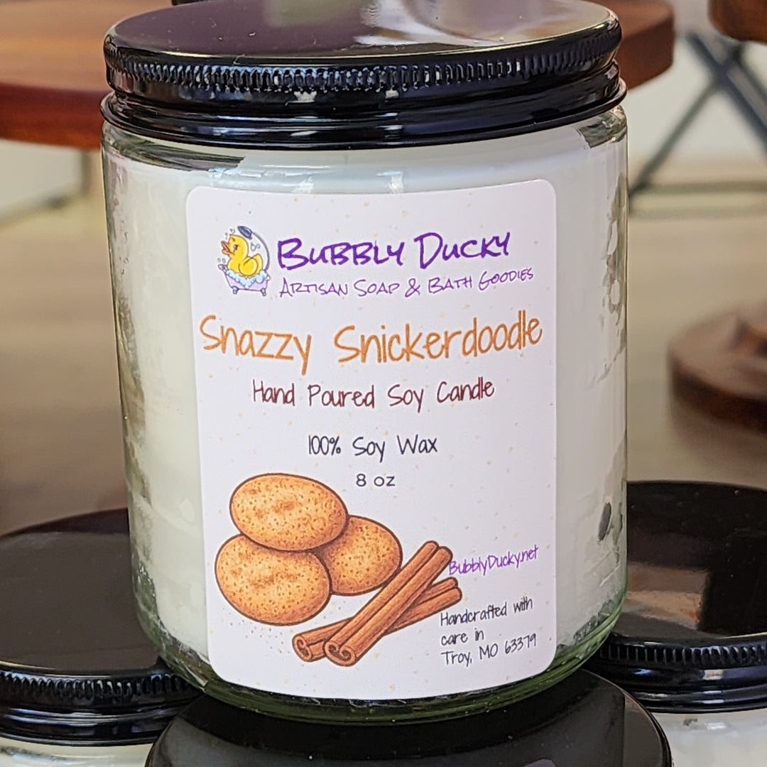 Snazzy Snickerdoodle 100% Soy Wax Candle
