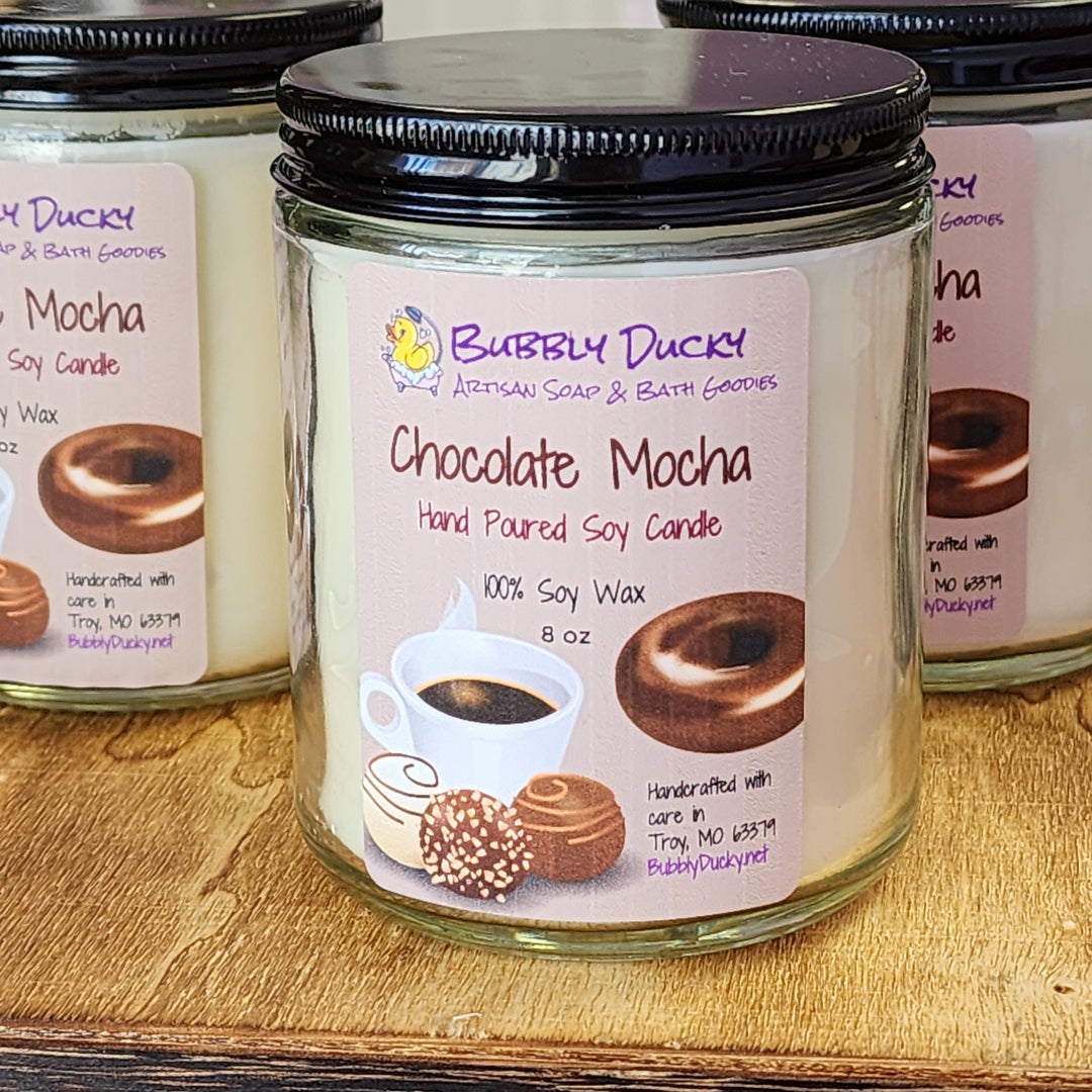 Chocolate Mocha 100% Soy Wax Candle