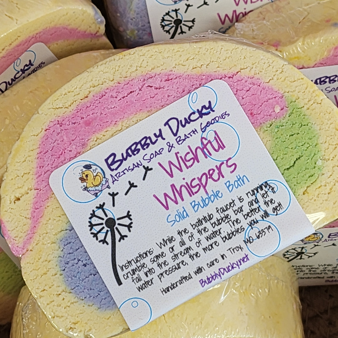 "Wishful Whispers" Solid Bubble Bath