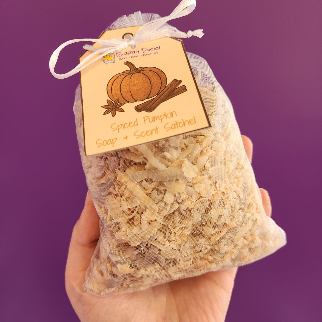 Spiced Pumpkin Soap & Scent Satchel