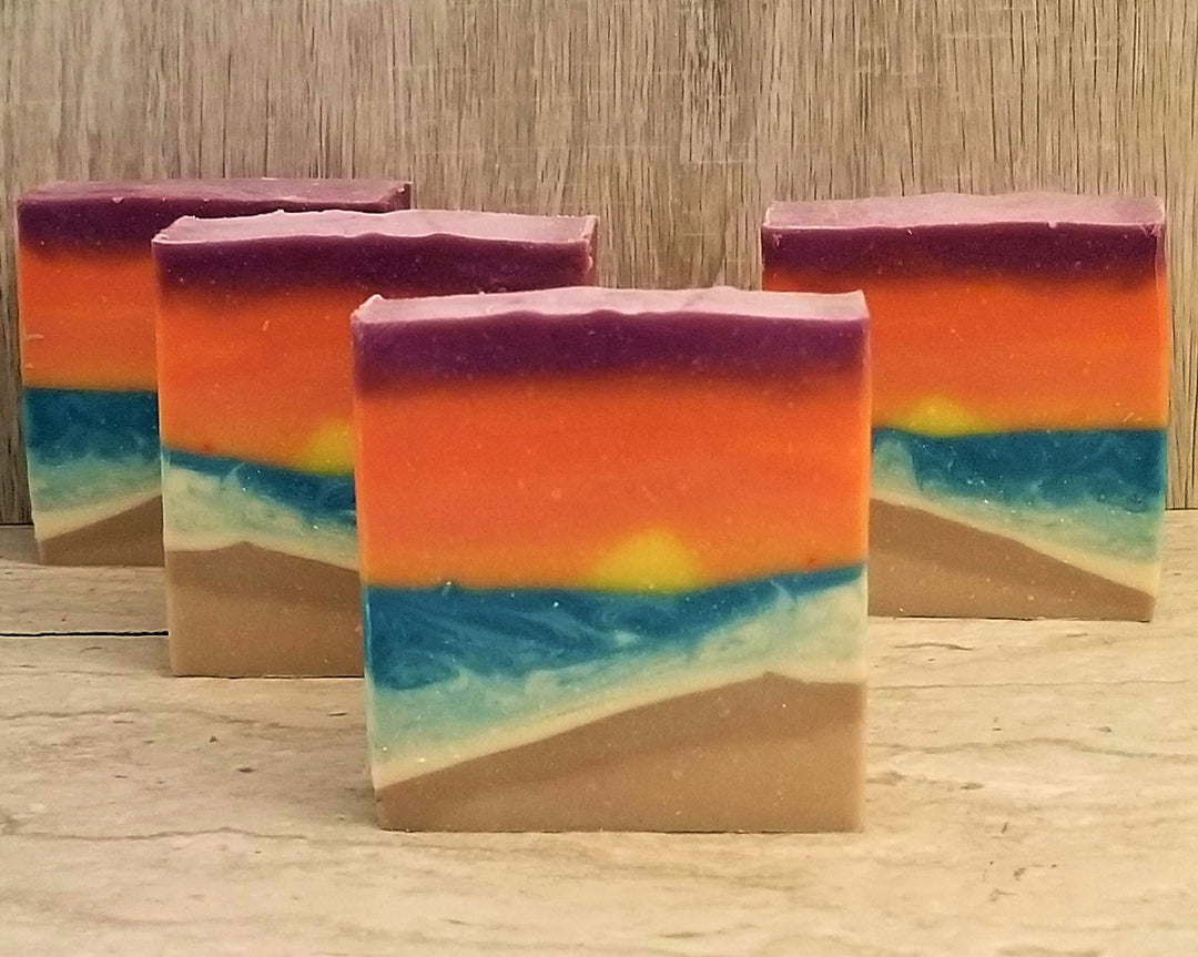 January Soap Challenge! Sunset On The Shore