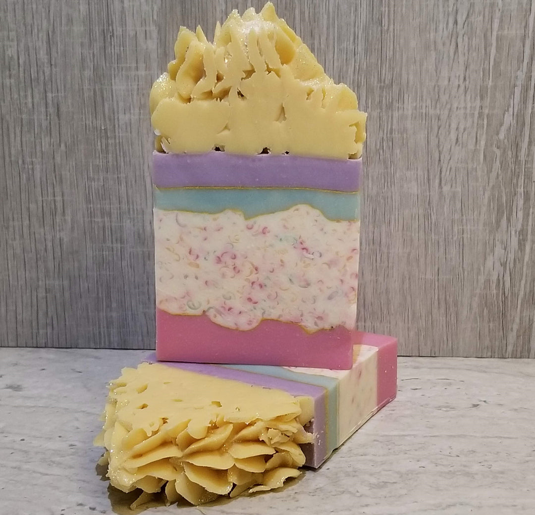 February Soap Challenge - Lemon Birthday Cake