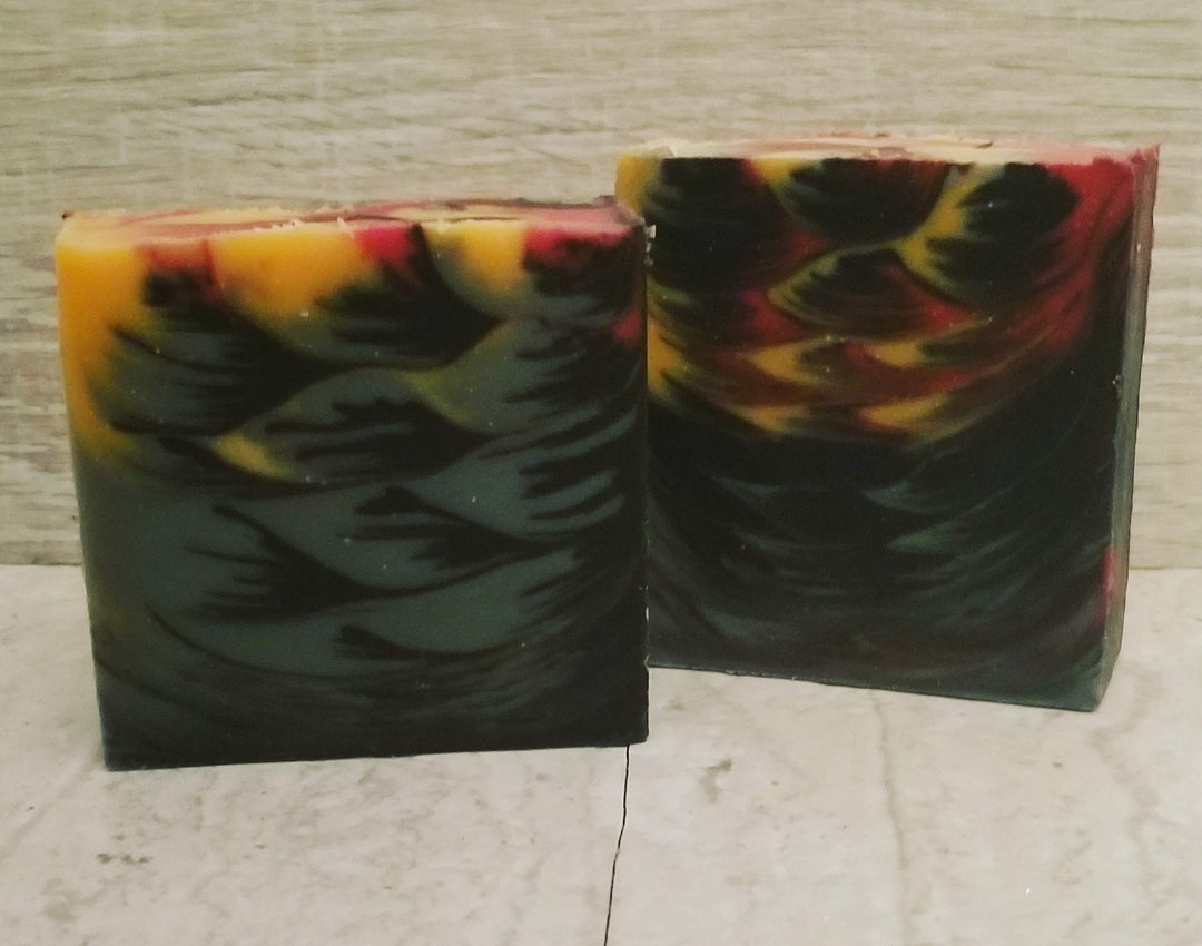 March Soap Challenge - Phoenix (Clamshell Swirl)