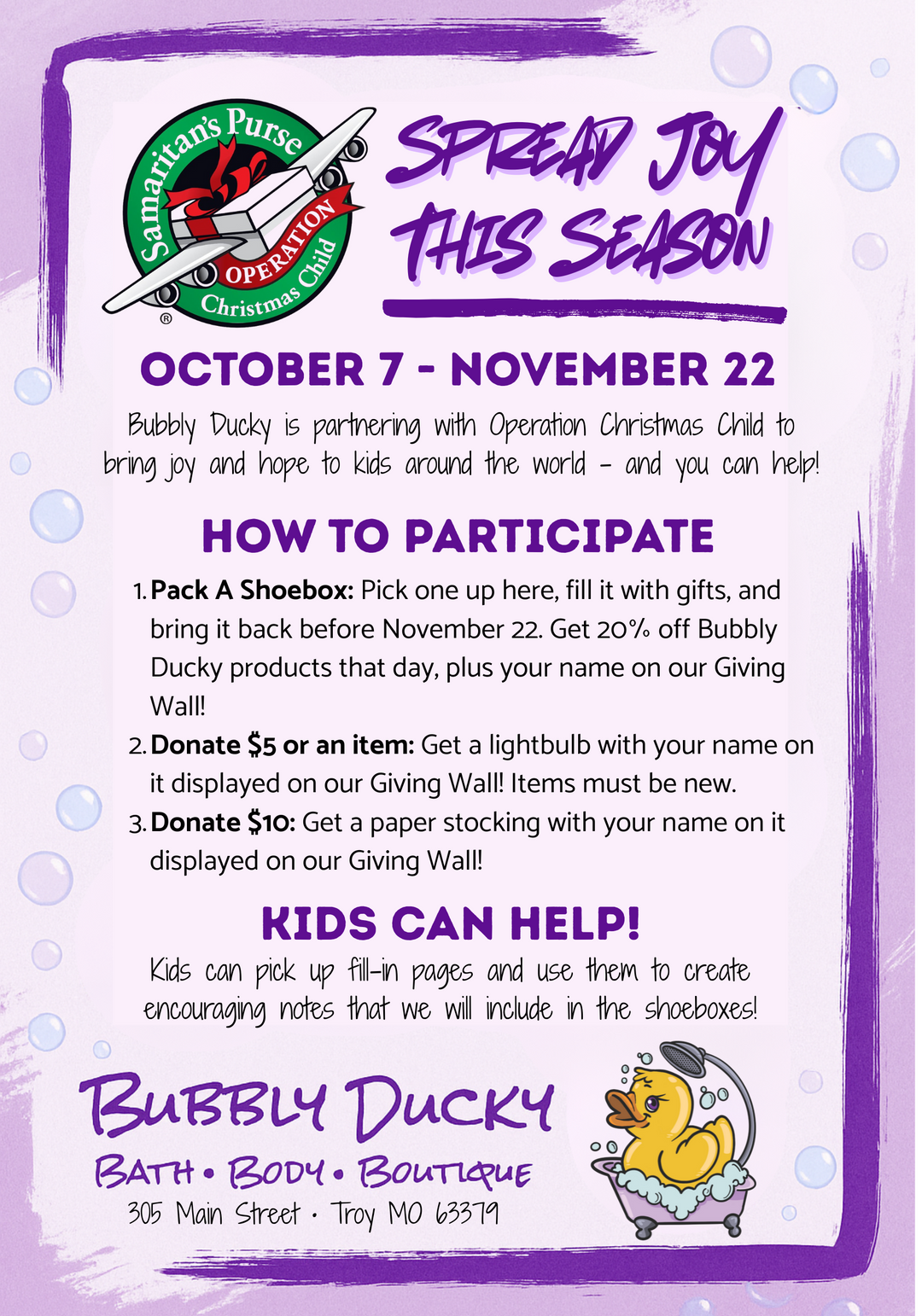 🎄✨ Spread Joy This Season with Bubbly Ducky! ✨🎄