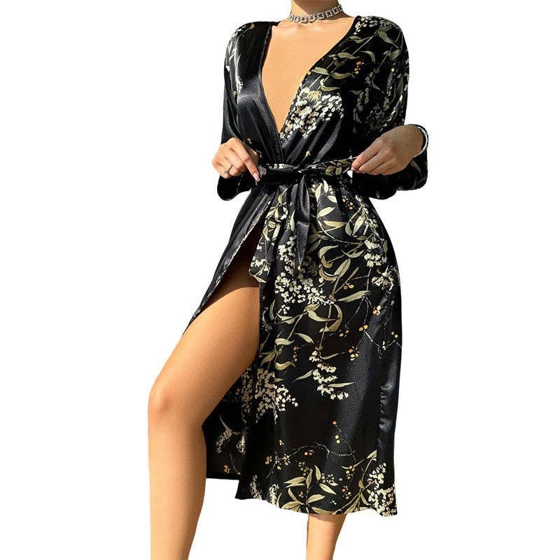 After Hours Satin Robe