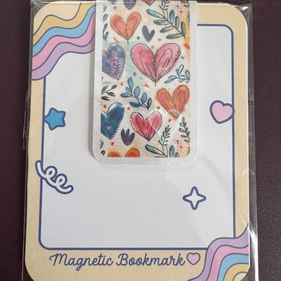 Valentines Day Magnetic Bookmarks