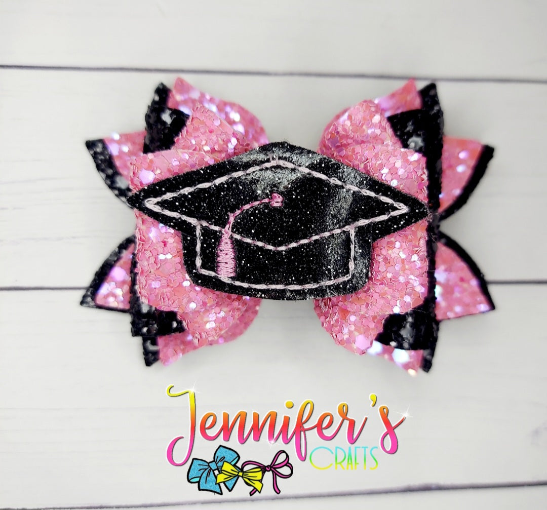 Grad Hat bow