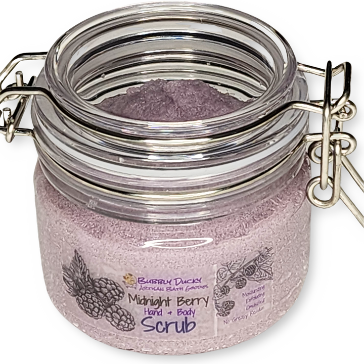 "Midnight Berry" Exfoliating Hand & Body Scrub