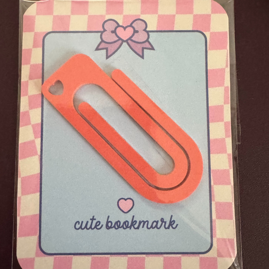 Acrylic Paperclip Bookmark
