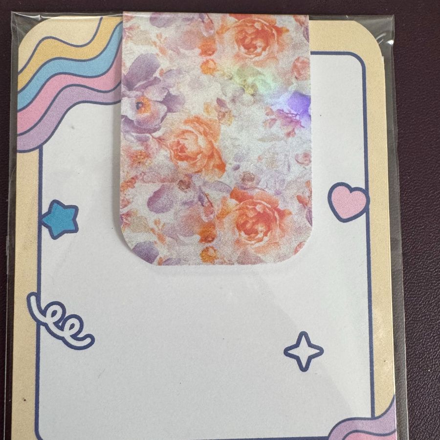 Floral Magnetic Bookmarks