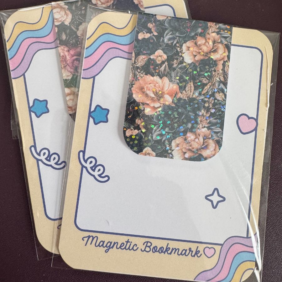 Floral Magnetic Bookmarks