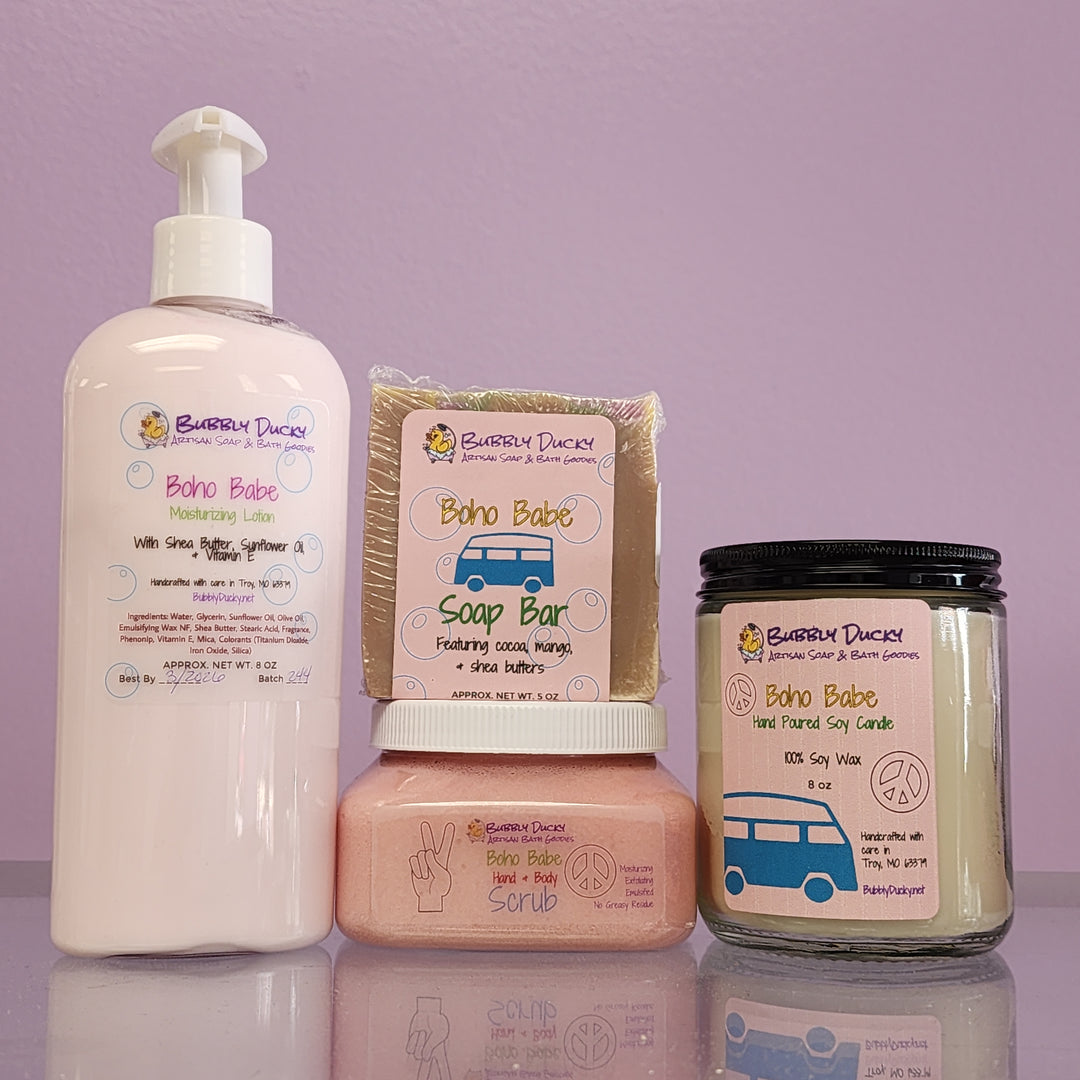 "Boho Babe" 4 Piece Gift Set
