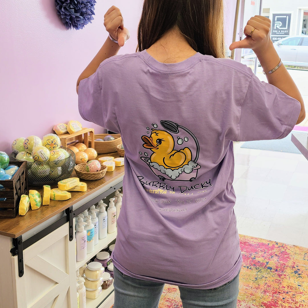 Bubbly Ducky Tee (Lavender)