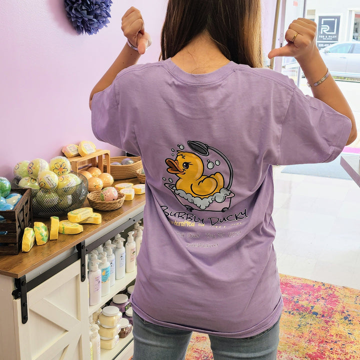Bubbly Ducky Tee (Lavender)