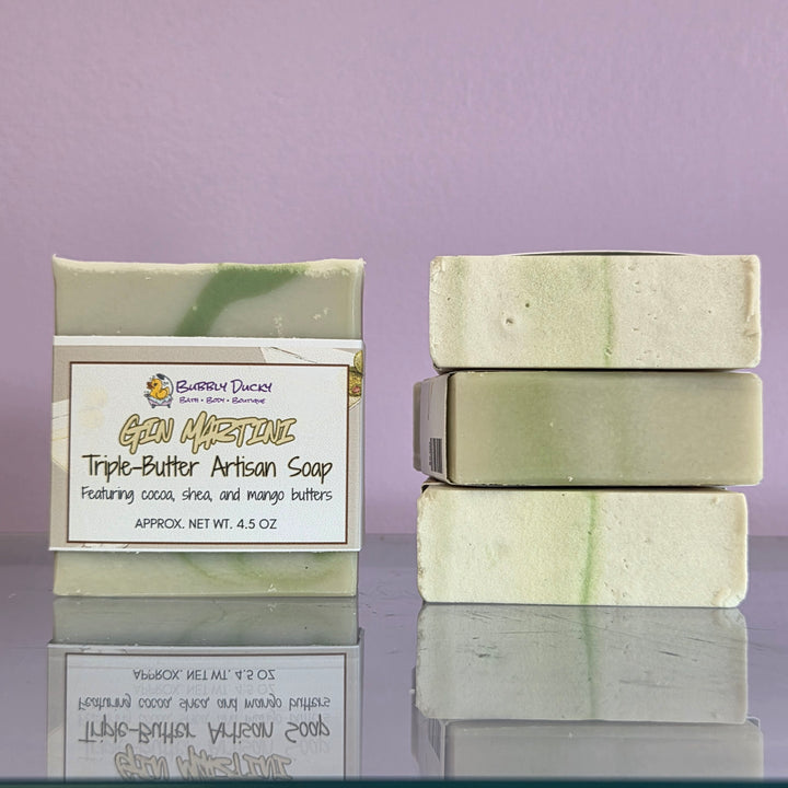 Gin Martini Triple-Butter Bar Soap