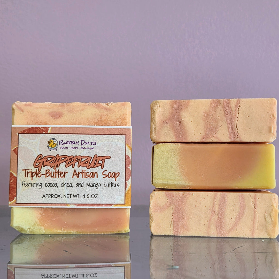 Grapefruit Triple-Butter Bar Soap