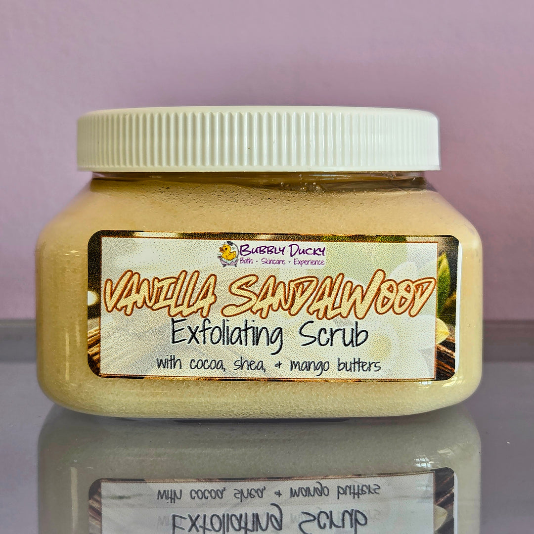 Vanilla Sandalwood Triple Butter Exfoliating Scrub