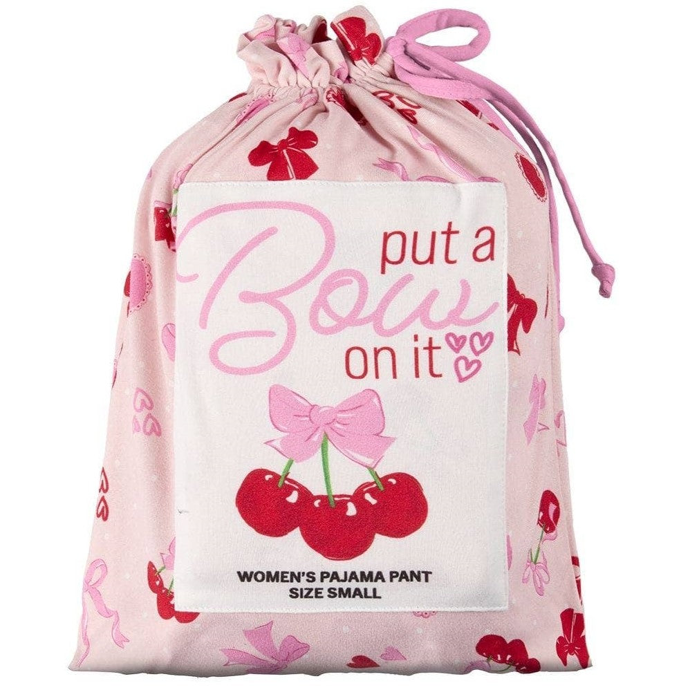 Cherry & Bows Women`s PJ Pant In Bag