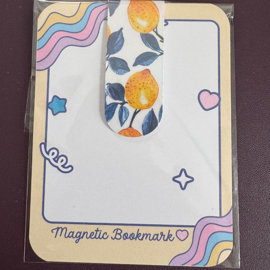 Lemon Magnetic Bookmarks