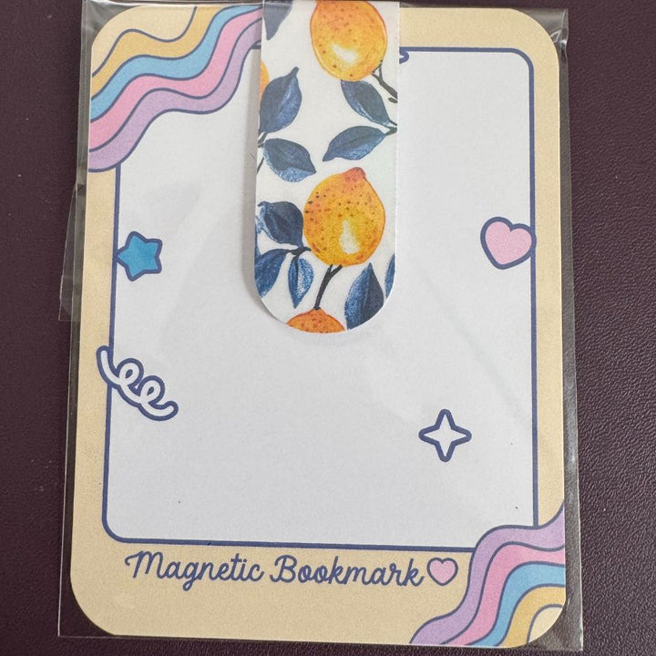 Lemon Magnetic Bookmarks