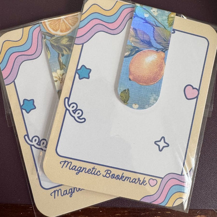Lemon Magnetic Bookmarks