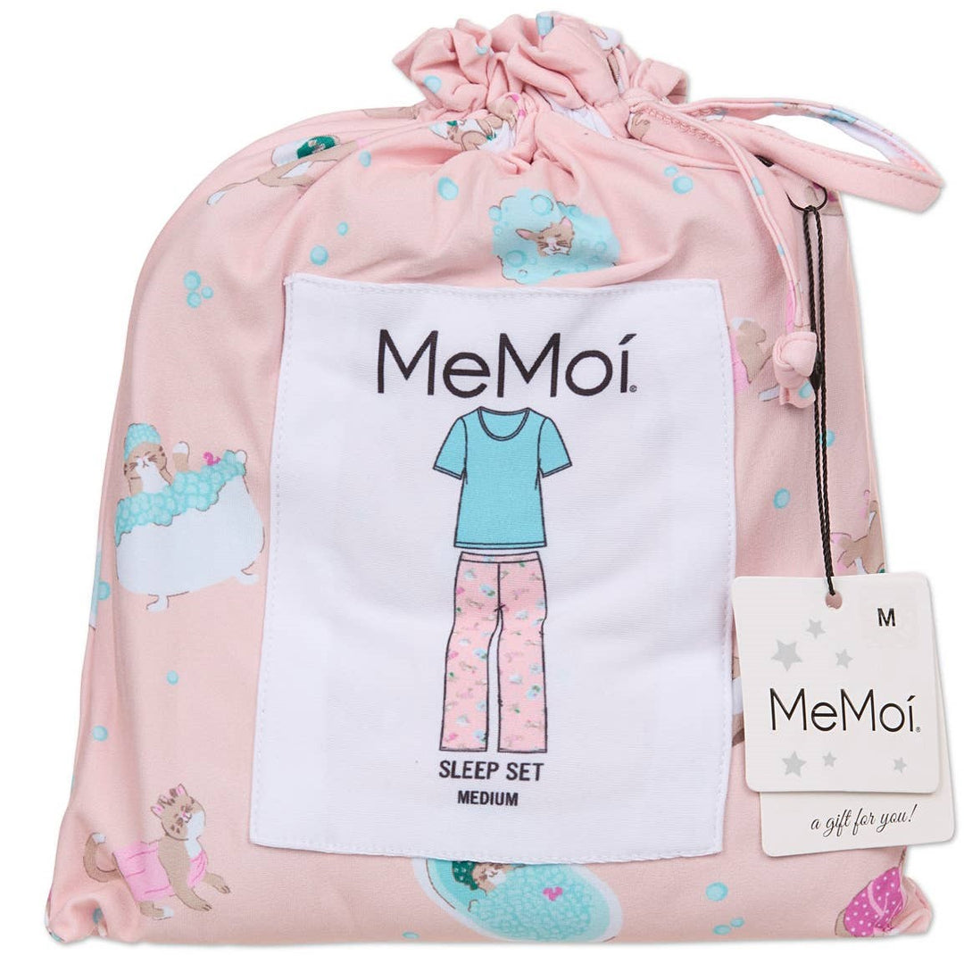 Spa Kitty 2Pc Pant PJ Set In A Bag