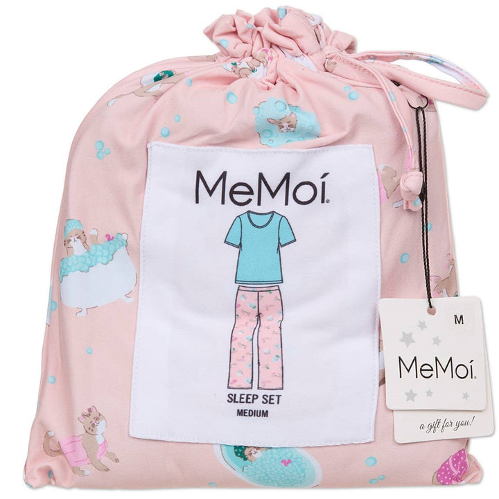 Spa Kitty 2Pc Pant PJ Set In A Bag