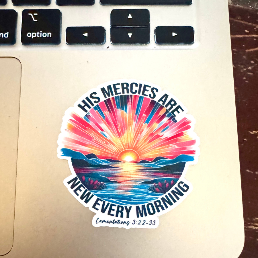 His Mercies (Bright) (sticker)