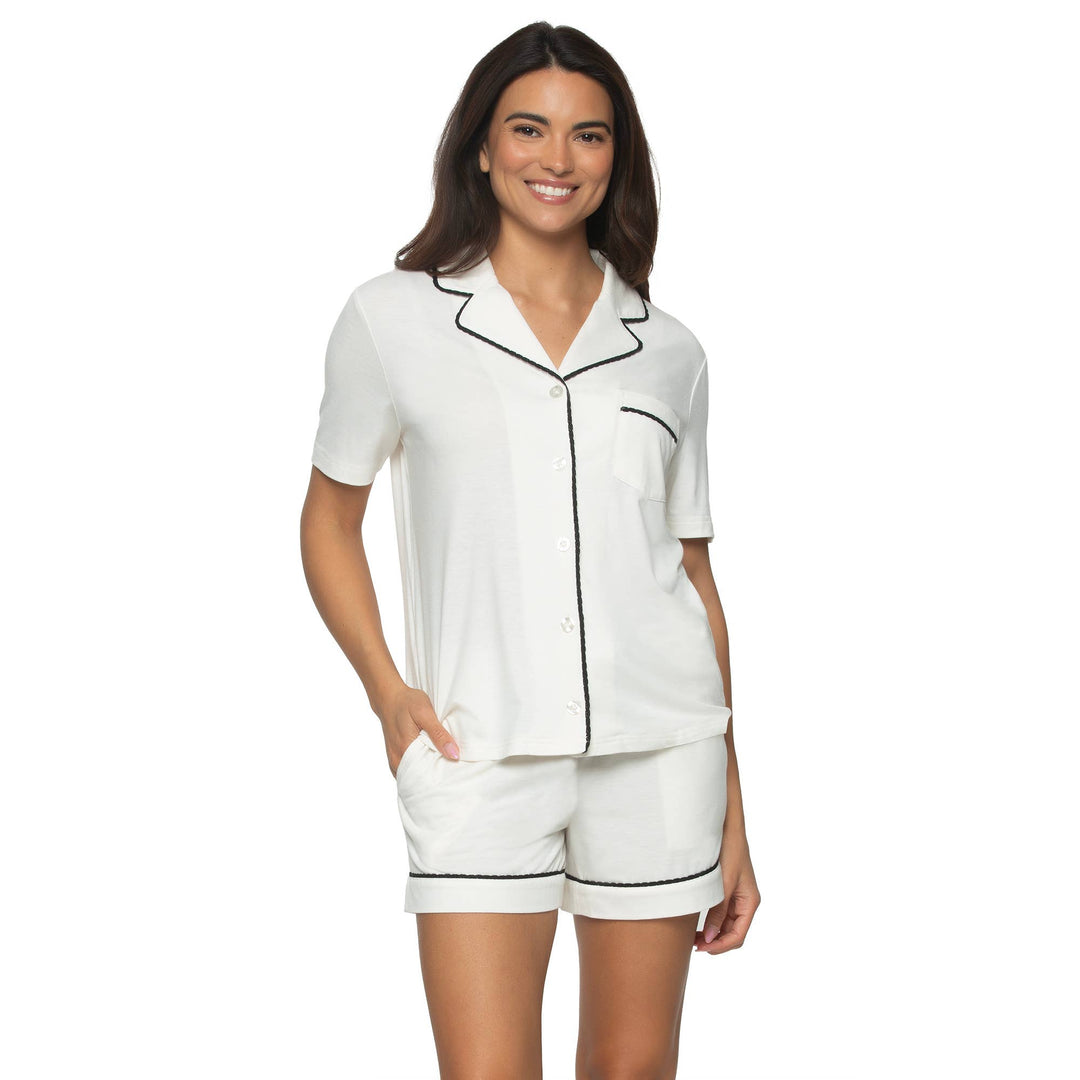 Luxe Lounge Jersey Pajama Short Set