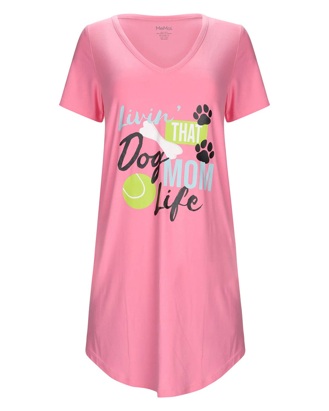 Livin' That Dog Mom Life V-Neck Sleepshirt