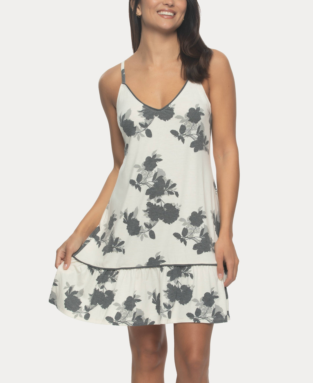 Floral Shadow Soft Chemise