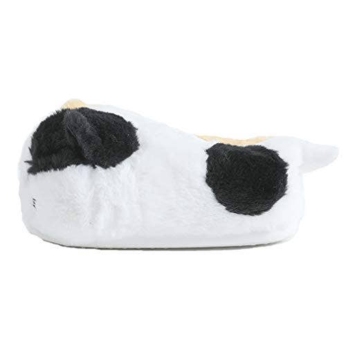 Fluffy Calico Tabby Cat Slippers