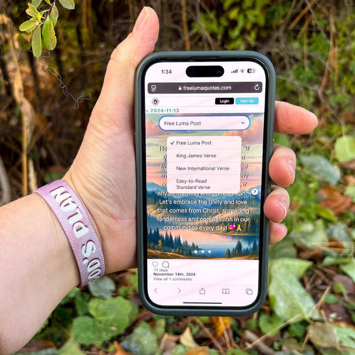 God's Plan NFC Bible Verse Bracelet