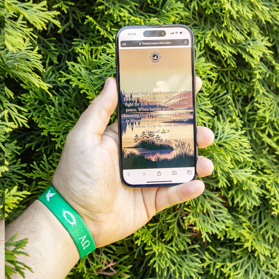 Trust His Plan NFC Bible Verse Bracelet