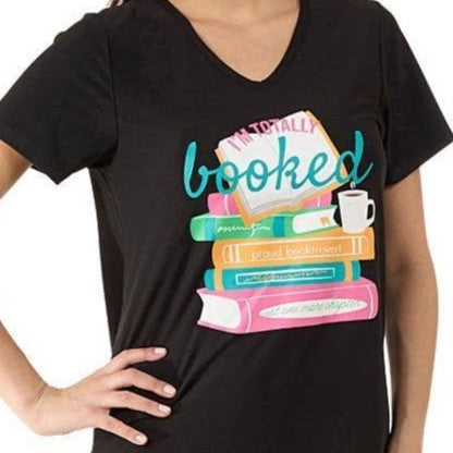 I'm Totally Booked V-Neck Sleepshirt