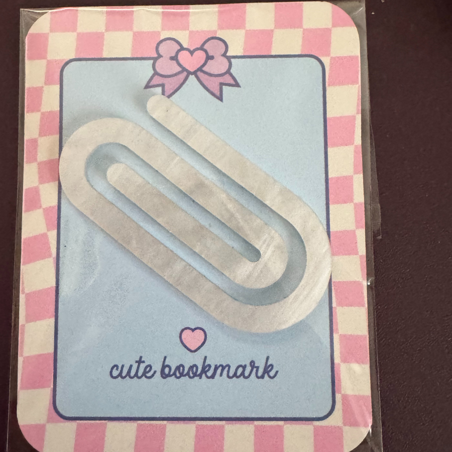 Acrylic Paperclip Bookmark