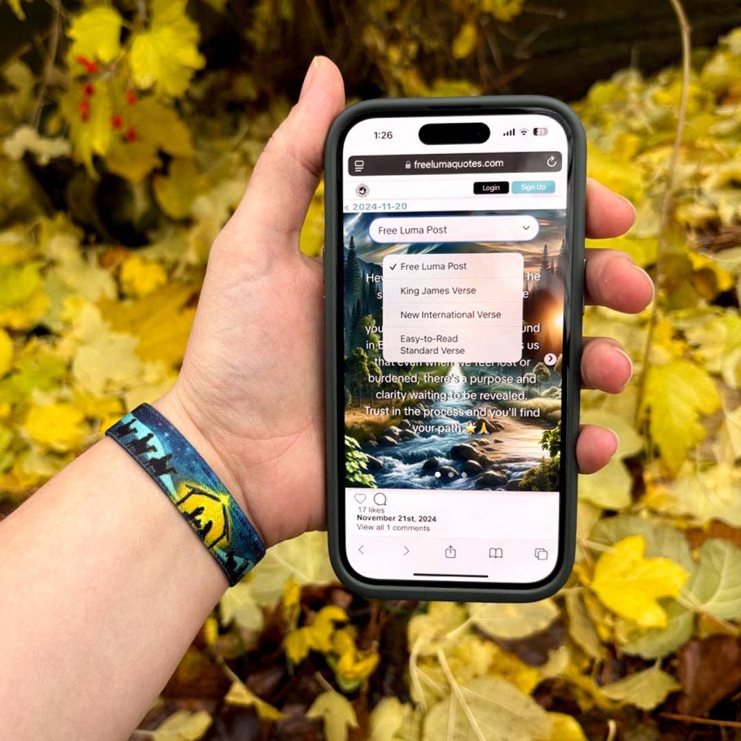 Born To Save NFC Bible Verse Bracelet