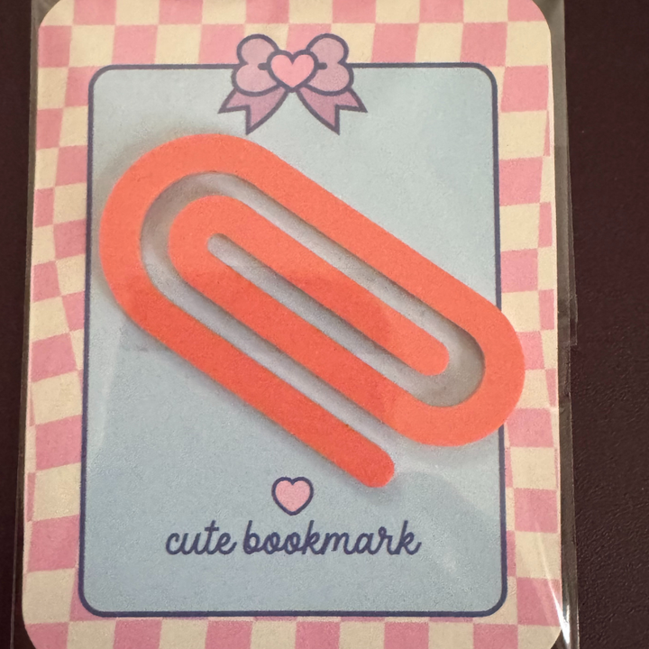 Acrylic Paperclip Bookmark